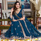 Shop Elegant Blue Georgette Lehenga Choli Set Online In India