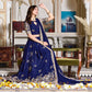 Blue Georgette Lehenga Choli Set Online | Embroidery Work