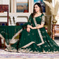 Shop Green Georgette Lehenga Choli Set With Tassels Online