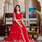 Buy Royal Red Georgette Lehenga Choli Set Online in India