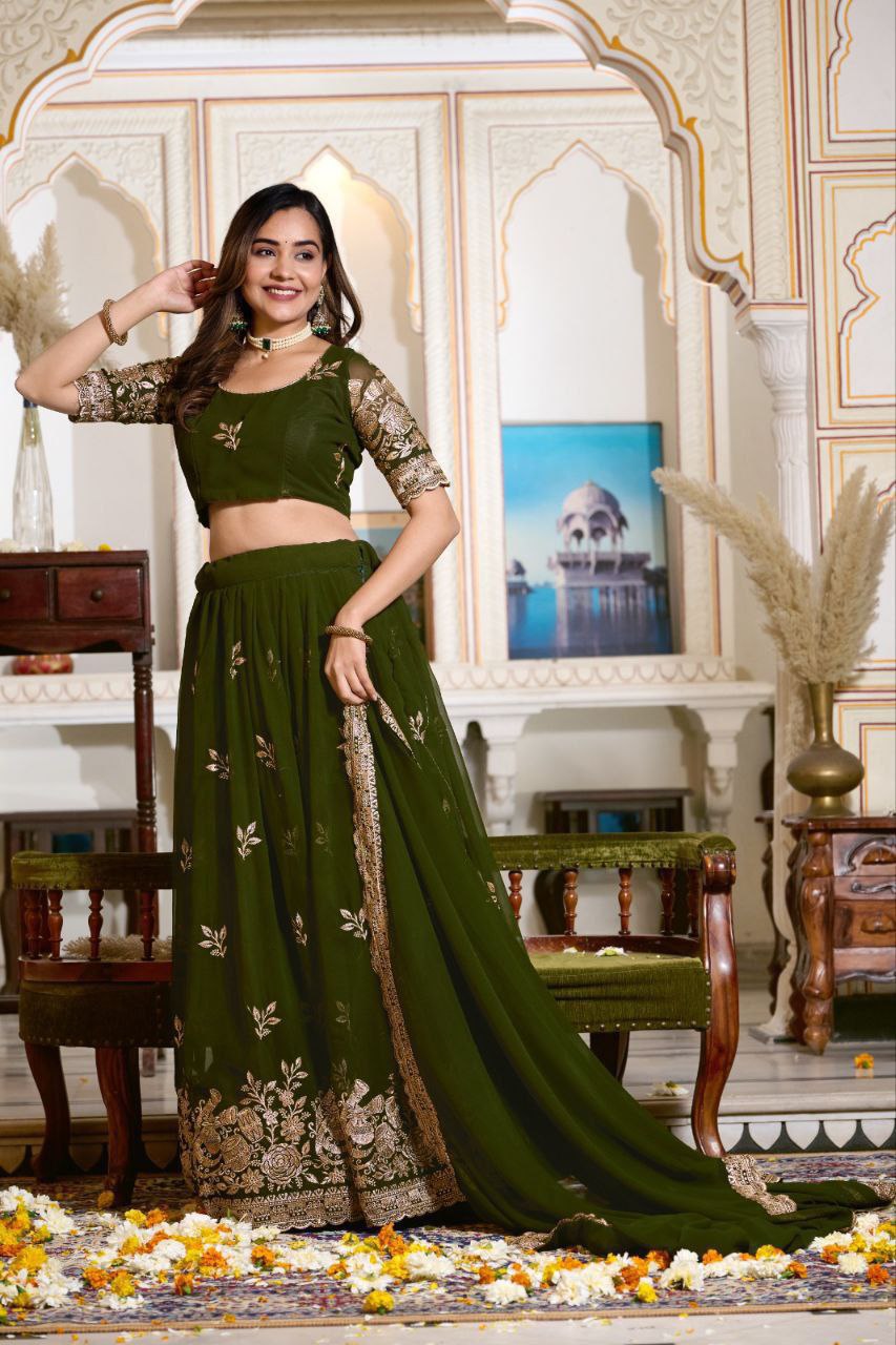 Soft Tone Lehenga Set - Vaanya Kurtis