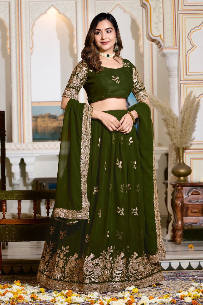 Soft Tone Lehenga Set - Vaanya Kurtis