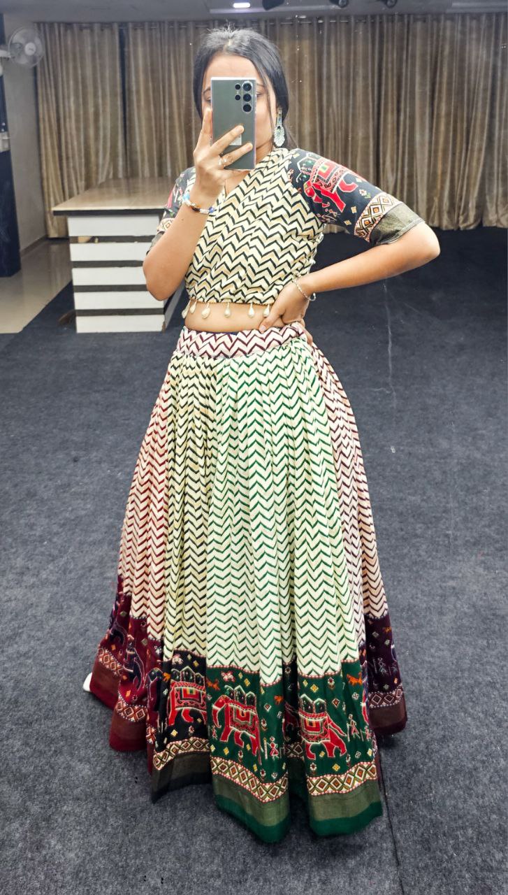 Navratri Special Rayon Lehenga Choli Buy Online Vaanya Kurtis
