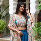 Shop Fashionable Rayon Blue Lehenga Choli Set Online