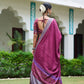 Buy Kashmiri Print Lehenga Set in Pink-Purple Silk Online