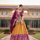 Shop Ikat Patola Lehenga Set in Silk Material Online