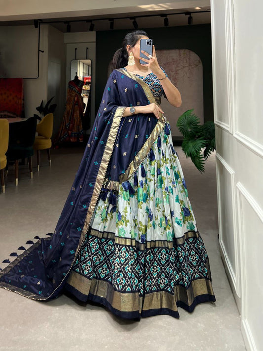 Floral Patola lehenga Set