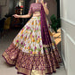 Buy Stunning Beige Floral Silk Patola Lehenga Set Online