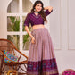 Buy Trendy Purple Co-Ord Lehenga Set Online | Vaanya Kurtis