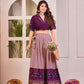 Buy Trendy Purple Co-Ord Lehenga Set Online | Vaanya Kurtis