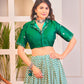 Buy Gorgeous Green Co-Ord Lehenga Set Online | Vaanya Kurtis