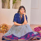 Buy Stylish Blue Co-Ord Lehenga Set Online | Vaanya Kurtis