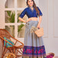 Buy Stylish Blue Co-Ord Lehenga Set Online | Vaanya Kurtis