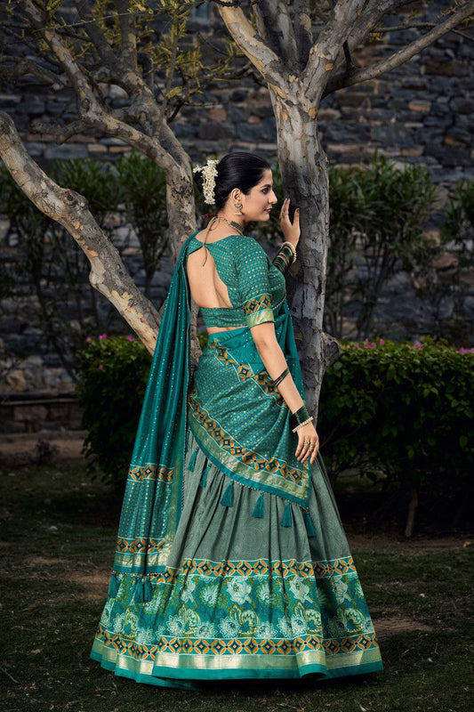 Glamorous Silk Women's Lehenga Set Online | Vaanya Kurtis