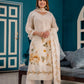 Elegant White Floral Cotton Dupatta Set | Shop Online Now