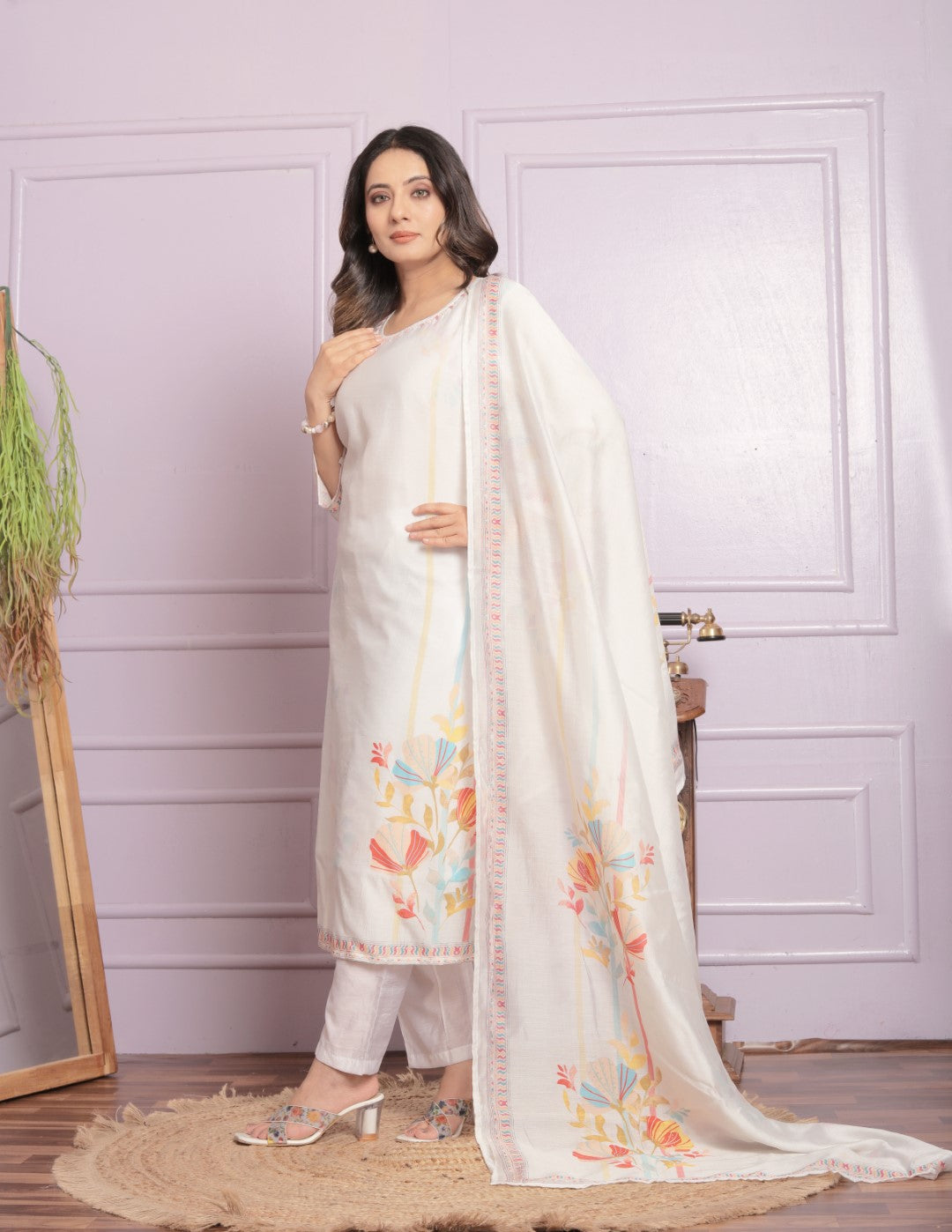 Buy Floral Casual Dupatta Set | Stylish & Comfortable