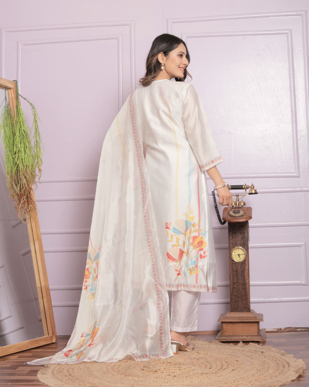 Buy Floral Casual Dupatta Set | Stylish & Comfortable