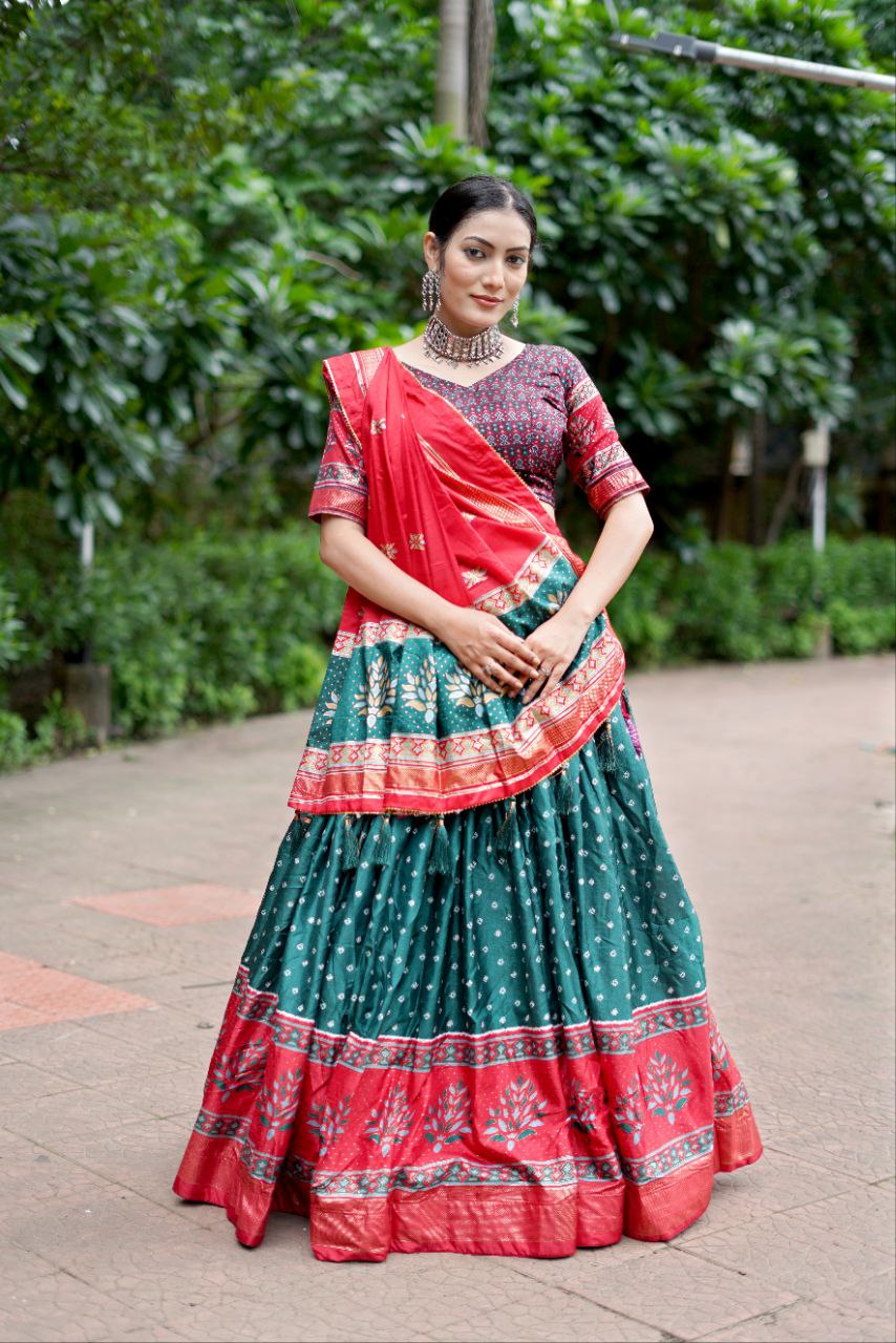 Buy Traditional Festive Meenakari Lehenga Choli Set Online Vaanya Kurtis